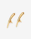 Fang Studs – Gold