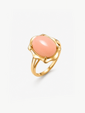 Angel Skin Coral Votive Ring – Gold